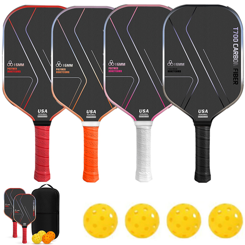 Crepe Pan Carbon - Raqueta de Pickleball Popular de Fibra