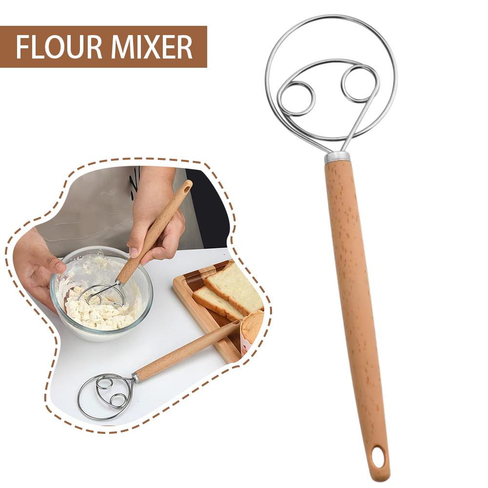 Danish Pancake Pan - Batidor de masa danés de acero