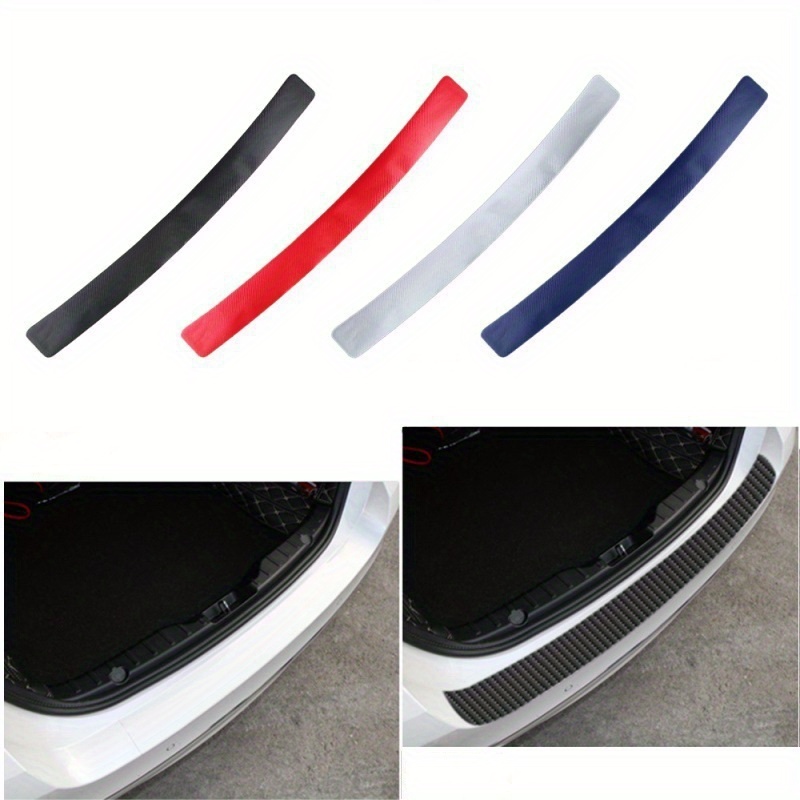 Crepe Pan Carbon - Pegatina de placa protectora de maletero