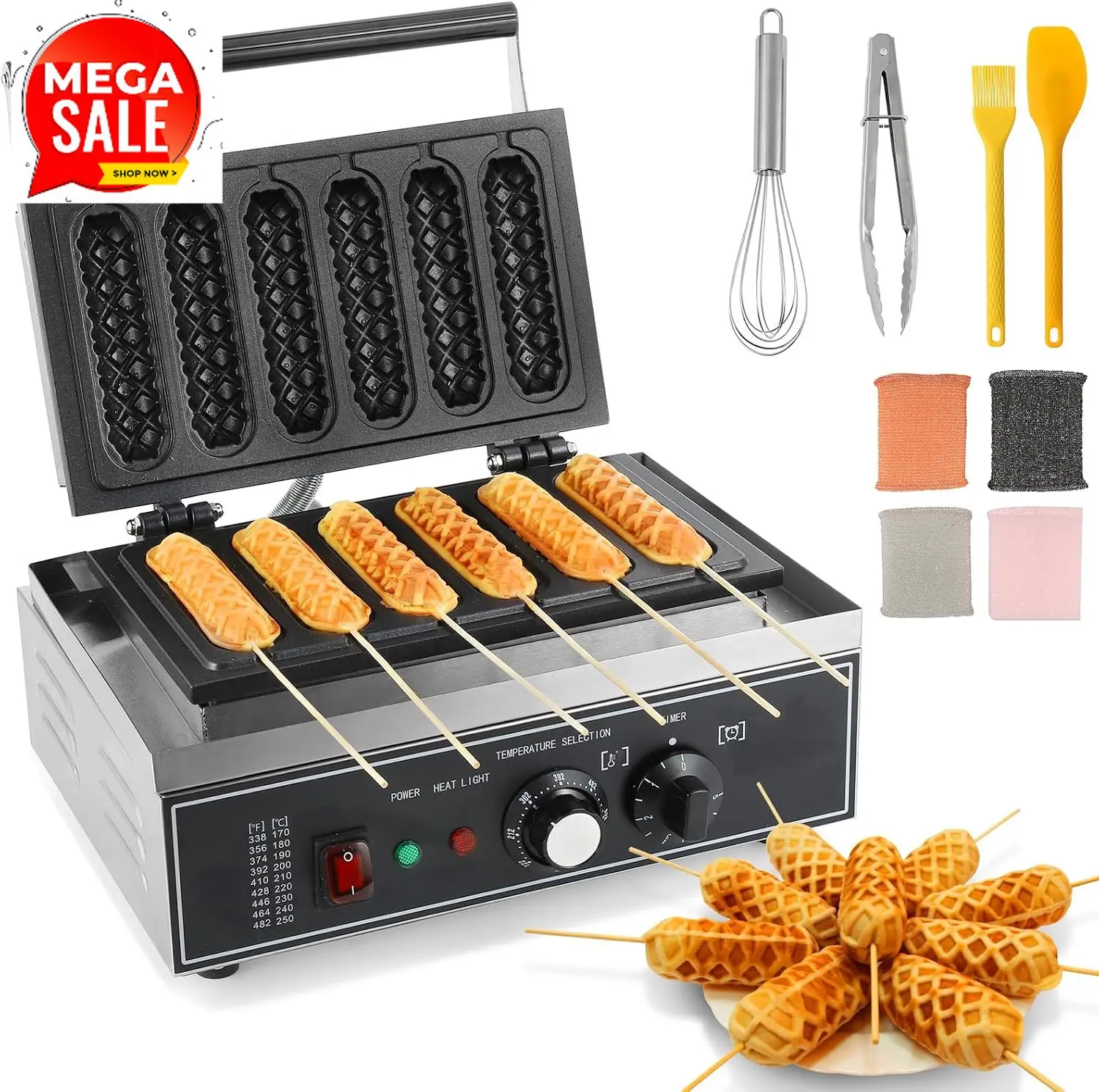 Máquina para hacer corn dogs d - Corn Dog Stick reseña y precio