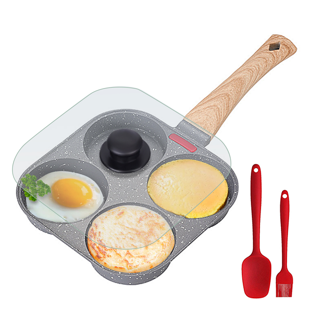 Sartén antiadherente para 4 hu - Egg Waffle Pan reseña y precio