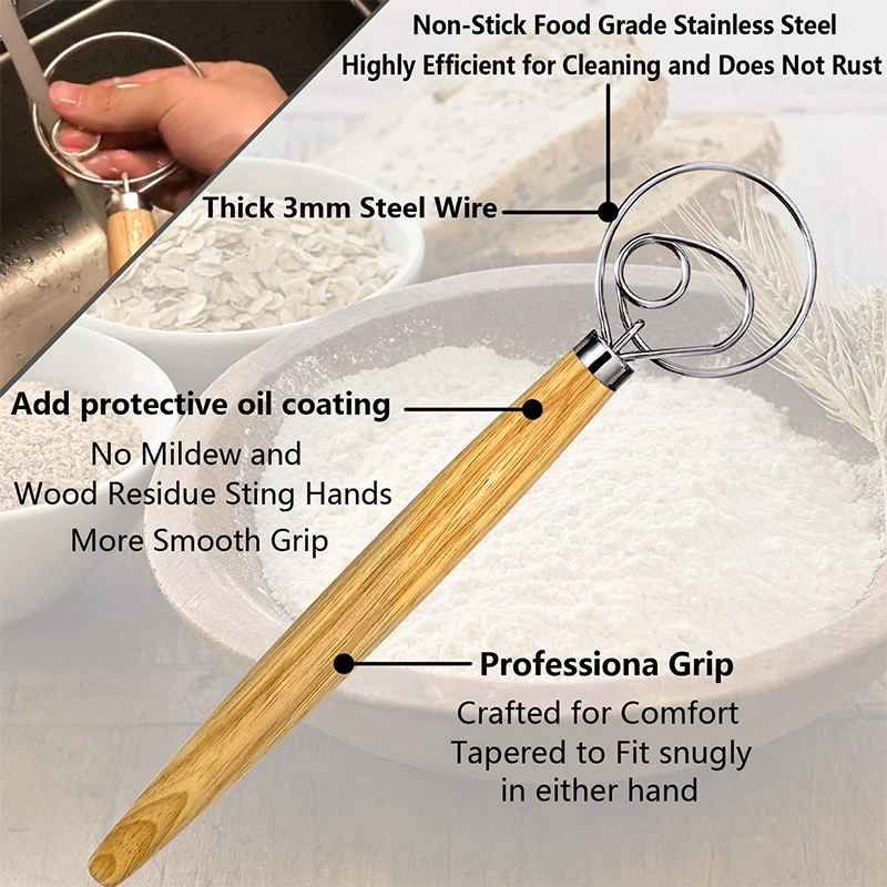 Batidor de huevos danés, acces - Danish Pancake Pan reseña y precio