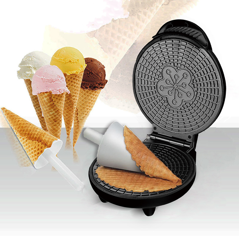 Máquina eléctrica para hacer r - Waffle Cone Maker reseña y precio
