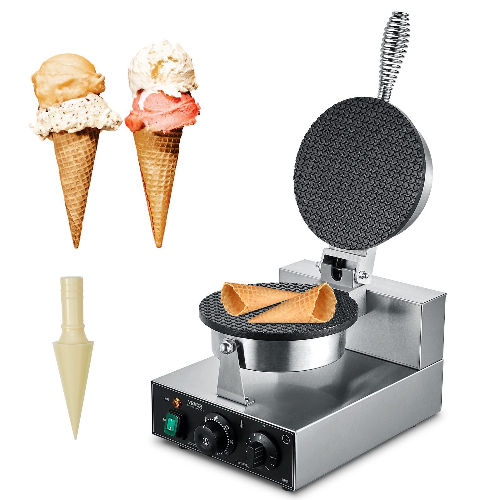 SucceBuy-máquina eléctrica par - Waffle Cone Maker reseña y precio
