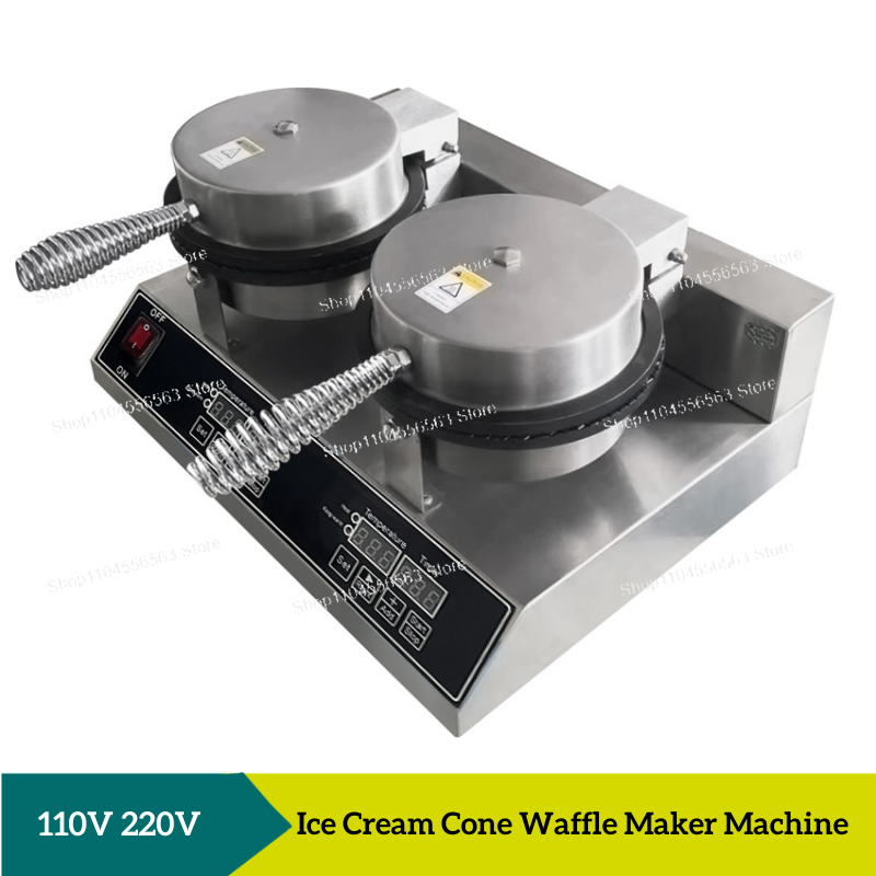 Máquina para hacer conos de he - Waffle Cone Maker reseña y precio